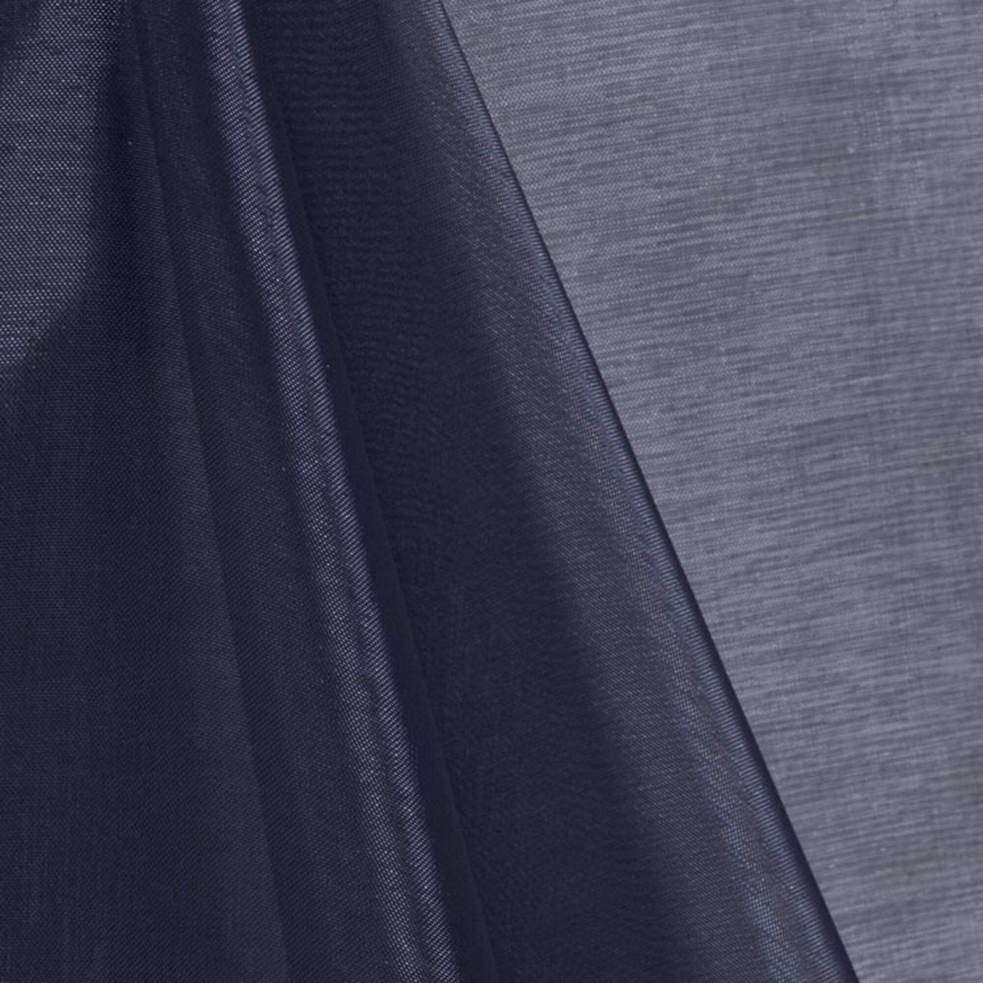 Navy Blue Mirror Organza